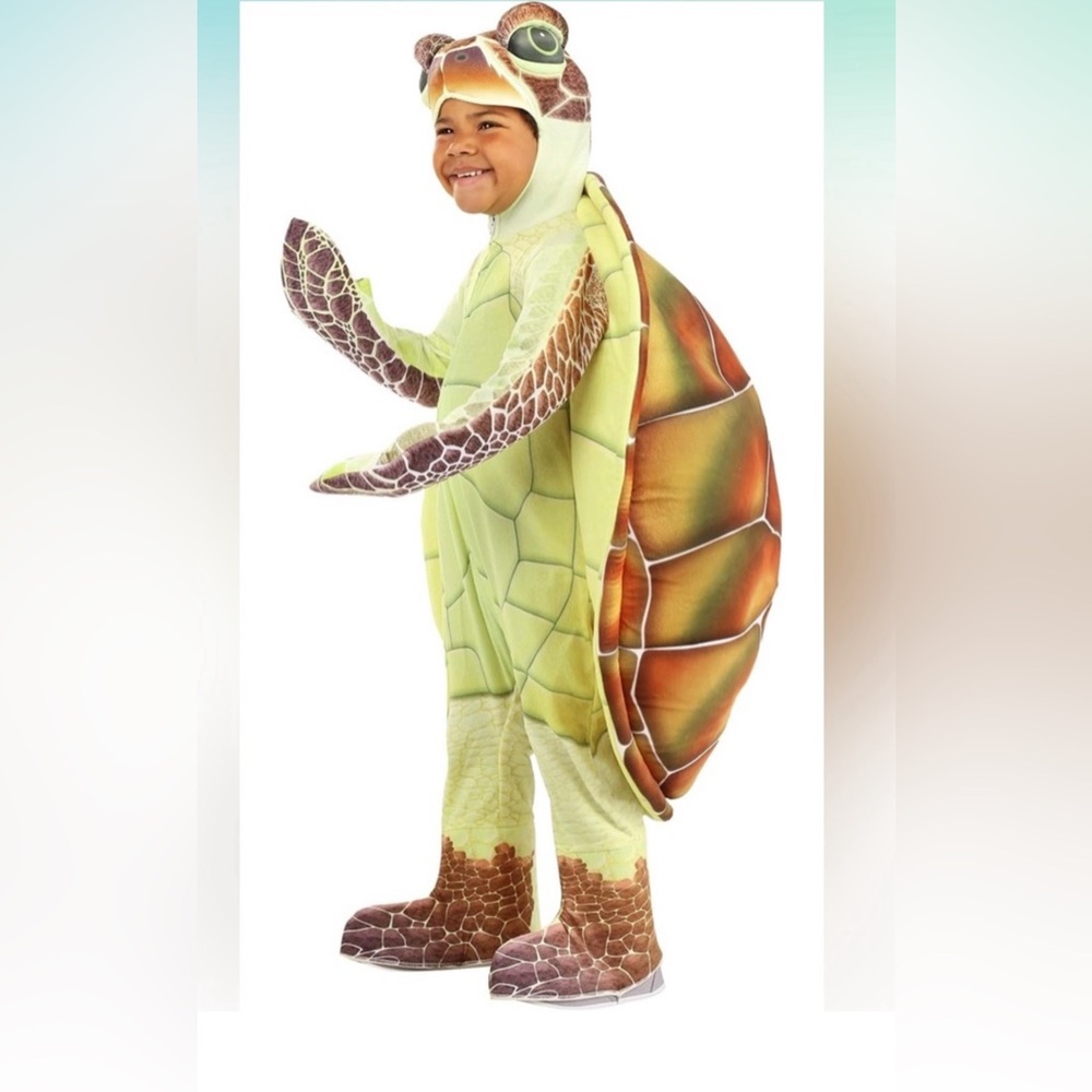 Halloween Costumes Toddler Sea Turtle Size 4t Dress up Nautical Pretend Play